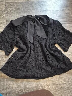 Nanette Lepore Lace Blouse Medium